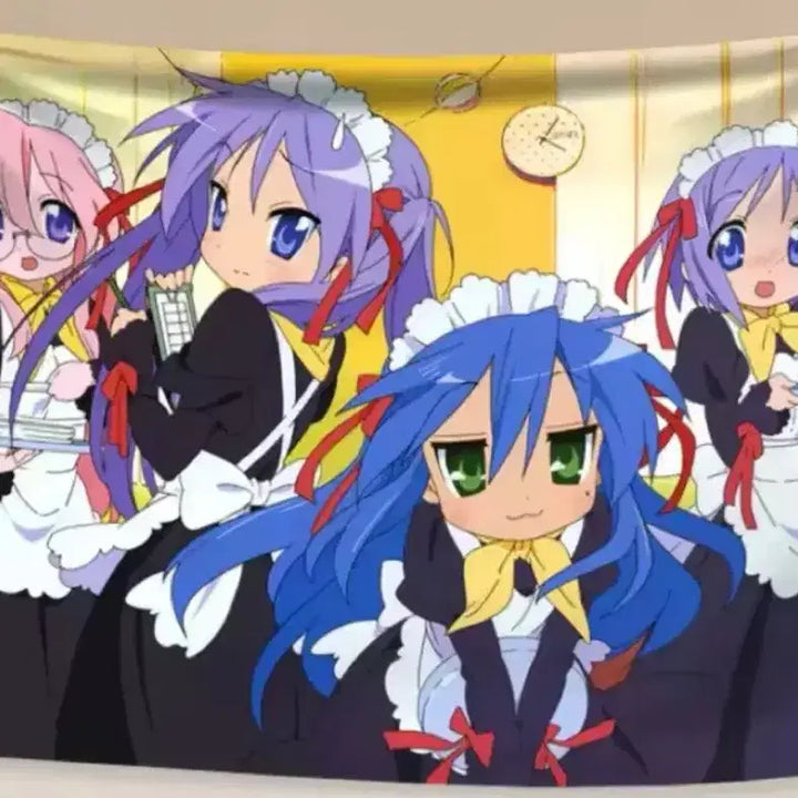 [BUNJANG] Lucky Star Maid Tapestry Poster (Unsealed) / 미개봉 럭키스타 메이드 테피스트리 포스터 판매합니다
