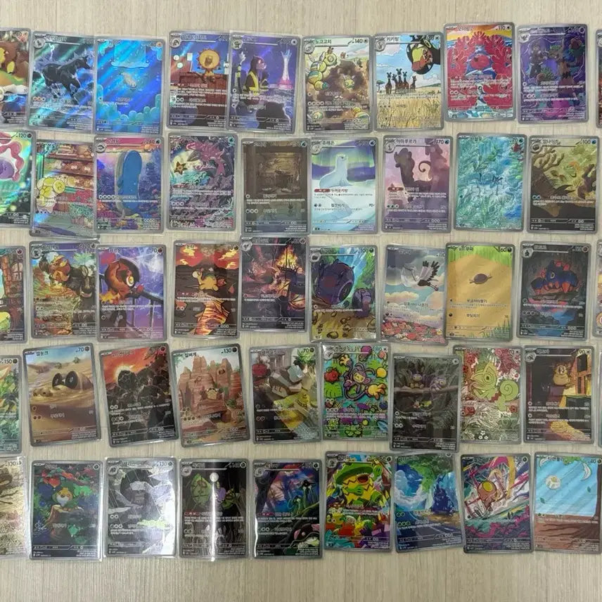 [BUNJANG] Pokemon TCG Cards Bundle (CHR, AR, EX, V) - 150 Cards / 포켓몬스터 카드 CHR, (구)AR, AR, EX, V 총 150장