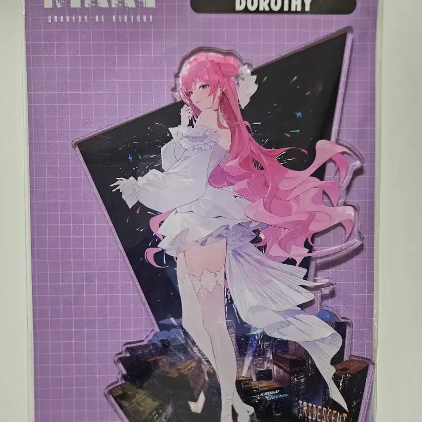 [BUNJANG] Nikke 1 Million Follower Celebration Dorothy "Over Zone" Iridescent Acrylic Stand / 신상품)니케 무빅 100만 팔로워 기념 도로시 빅 아크릴 스텐드