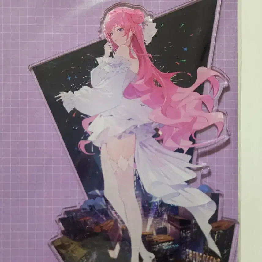 [BUNJANG] Nikke 1 Million Follower Celebration Dorothy "Over Zone" Iridescent Acrylic Stand / 신상품)니케 무빅 100만 팔로워 기념 도로시 빅 아크릴 스텐드