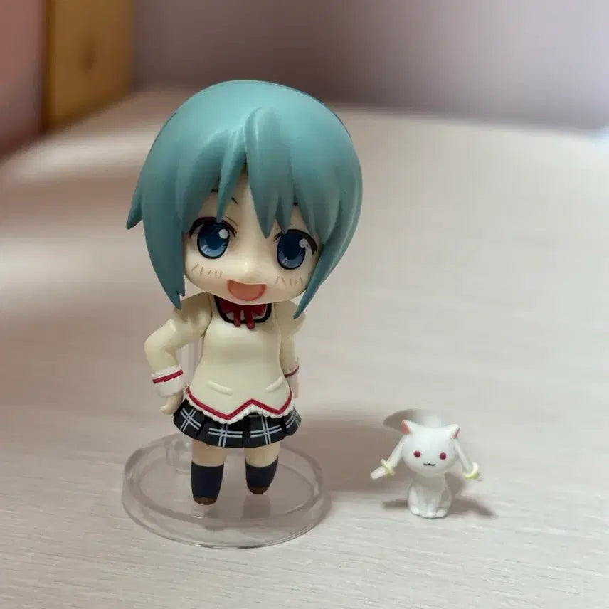 [BUNJANG] Madoka Magica Sayaka Miki Nendoroid Mini Figure / 마마마 미키 사야카 교복 푸치 넨도로이드 미니 피규어 굿즈 미소녀 피규어