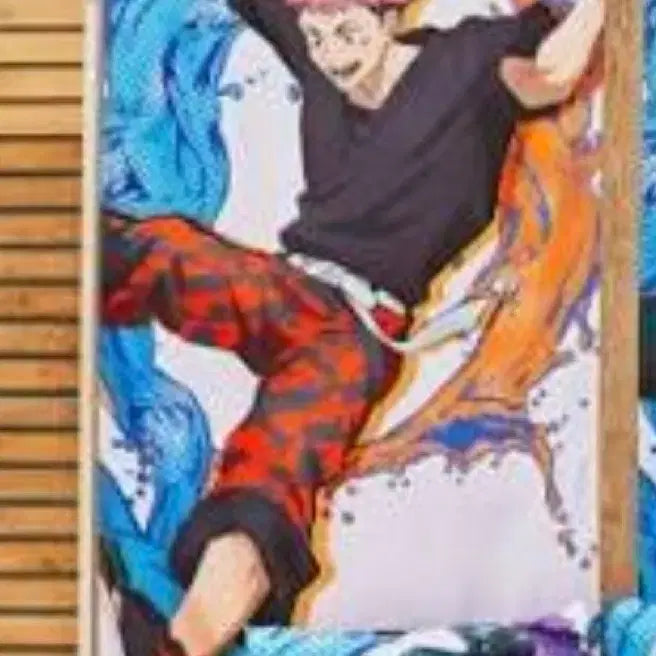 [BUNJANG] Jujutsu Kaisen Yuji Itadori Splash Tapestry / 주술회전 이타도리 유지 스플래쉬 테피스트리
