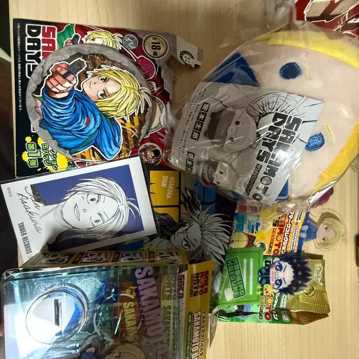 [BUNJANG] Sakamoto Days Shin Asakura Goods Set / 아사쿠라 신 세트