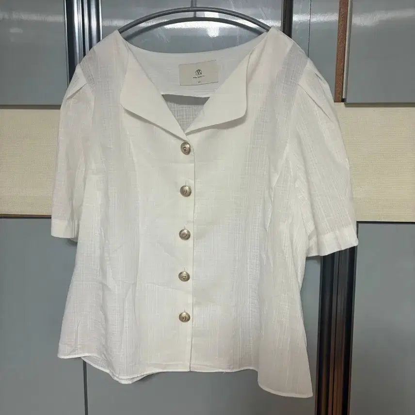[BUNJANG] Anna &amp; Plus Plus Size Blouse (New, Size 99) / 안나앤플러스 빅사이즈 블라우스 (새옷/99사이즈)