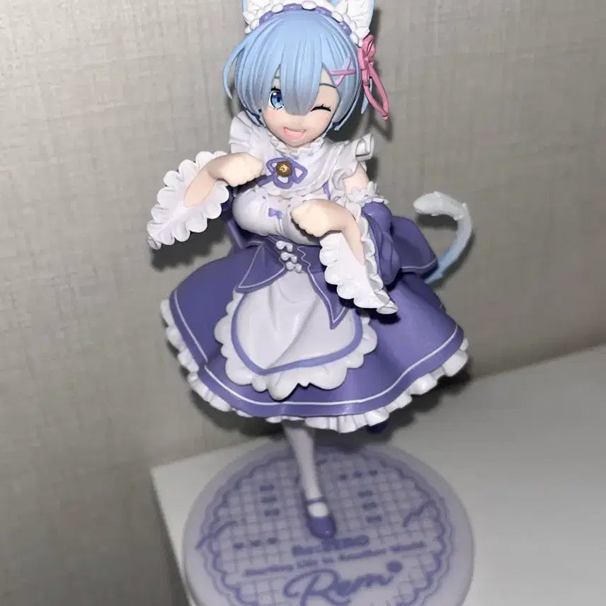 [BUNJANG] Re:Zero Rem Colorful Nekomimi Figure / 리제로 렘 컬러풀 네코미미 피규어