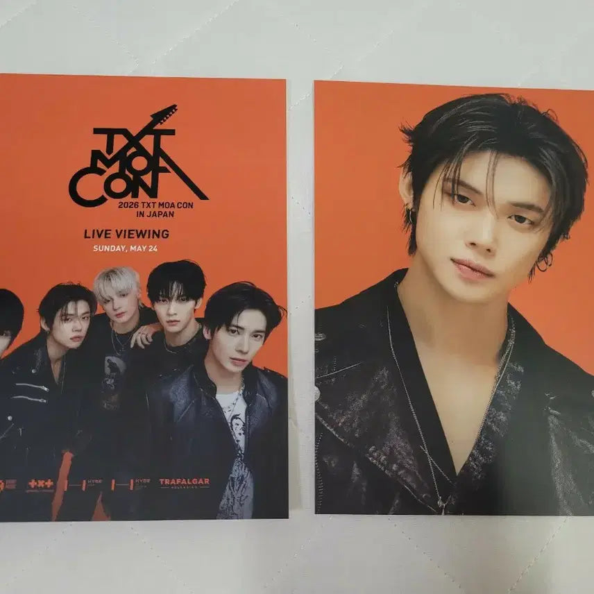 [BUNJANG] TXT MOACON Japan Live Viewing POB Postcard Yeonjun + Group Bundle Set / 투바투 모아콘 재팬 라이브 뷰잉 특전 엽서 연준+단체 일괄 cgv 라뷰