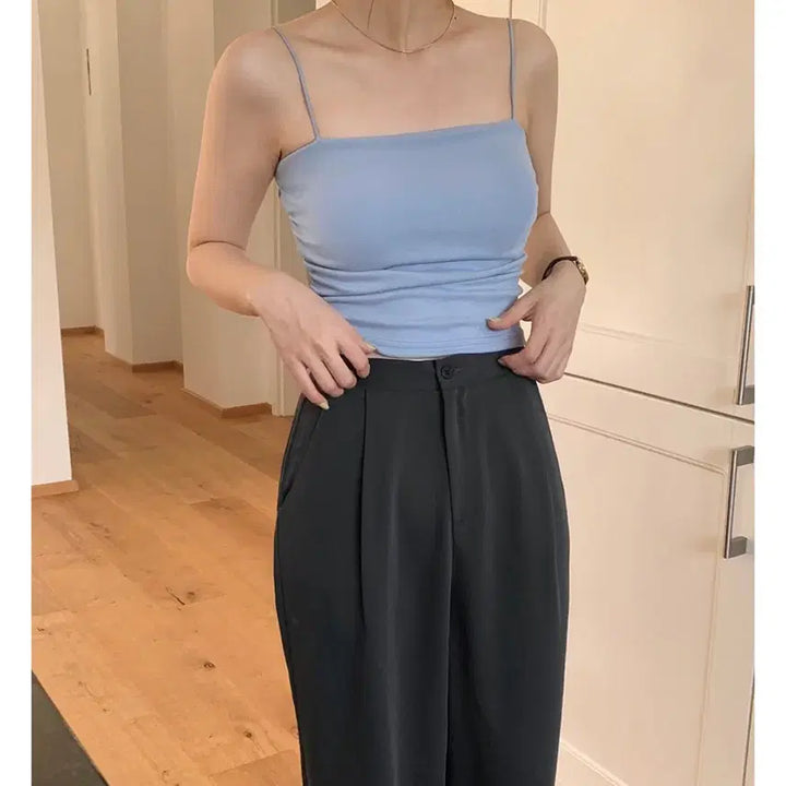 [BUNJANG] Slowand Basic Tube Top with Built-in Cups (Ivory) / [새상품] 슬로우앤드 아워 베이직 캡내장 튜브탑 (아이보리)