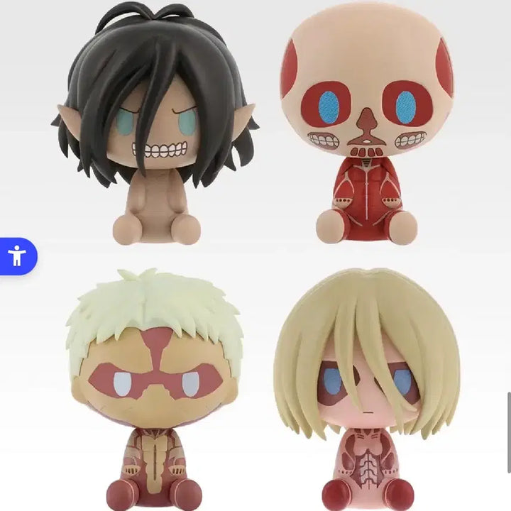 [BUNJANG] Attack on Titan Chokonokko Figure Set (Ichiban Kuji) / [미개봉] 제일복권 진격의거인 H,I 초코노코 피규어