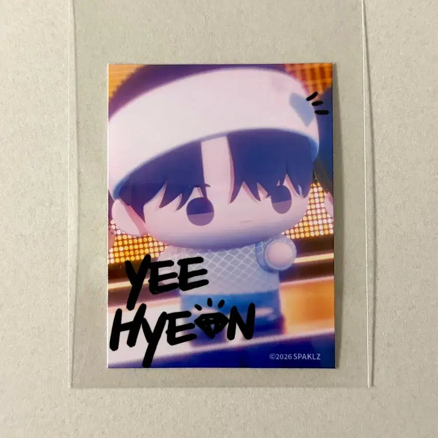 [BUNJANG] Resin Sparkles Pop-up Exclusive Diamond Dust Photocard / 레진 스파클즈 팝업 입장 특전 다이아몬드 더스트 다더 포카 뽀시래기
