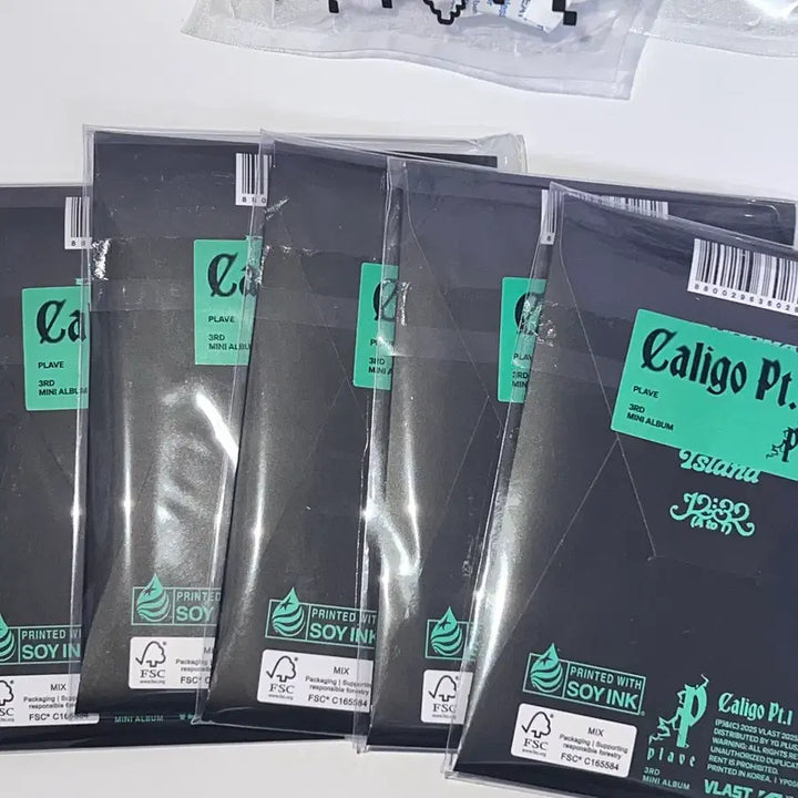 [BUNJANG] PLAVE Caligo Part 1 Photocard Album Bundle Set (Sealed) / 플레이브 칼리고파트1 포카앨범 미개봉 5장 일괄판매