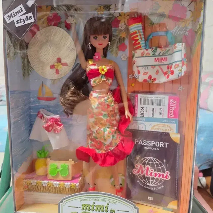 [BUNJANG] Hawaii Mimi Doll / 하와이미미인형