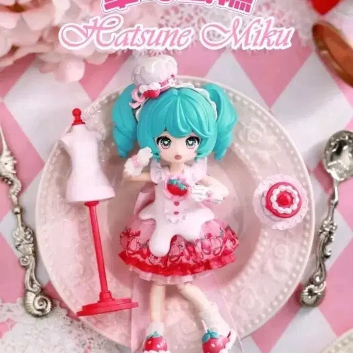 [BUNJANG] Bloque Hatsune Miku Strawberry Figure (Sealed) / 오늘만,급전)블로키 하츠네 미쿠 딸기 피규어