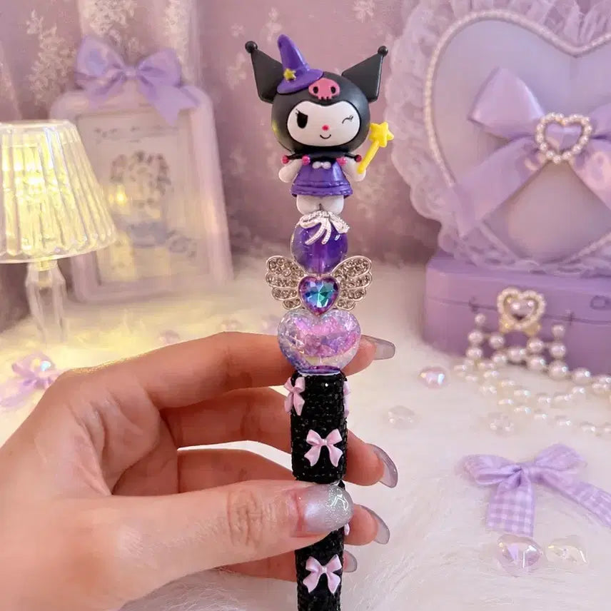 [BUNJANG] Kuromi Handmade Ballpoint Pen / 쿠로미 볼꾸 볼펜!! 핸드메이드