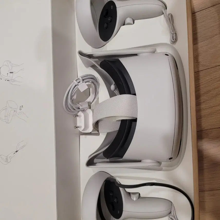 [BUNJANG] Meta Quest 2 VR Headset 128GB (New Model) - Full Set for PC VR / 메타퀘스트2 VR 헤드셋 풀박스 신형 128G 스팀 게임 PC VR