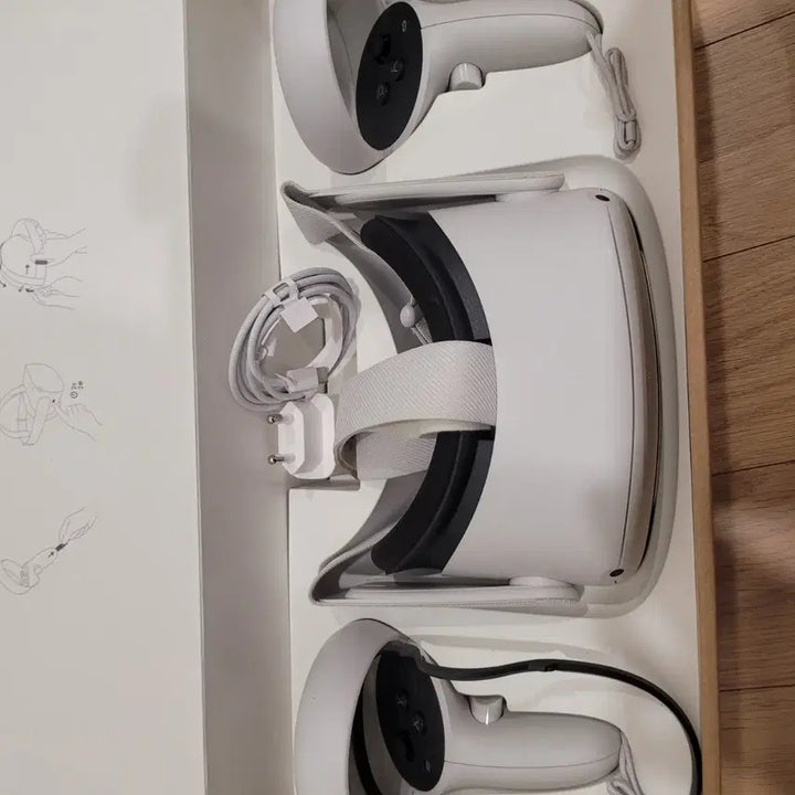 [BUNJANG] Meta Quest 2 VR Headset 128GB (New Model) - Full Set for PC VR / 메타퀘스트2 VR 헤드셋 풀박스 신형 128G 스팀 게임 PC VR