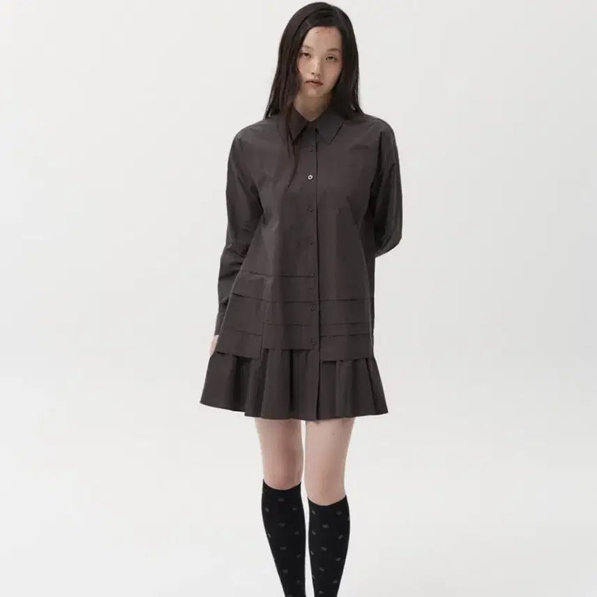 [BUNJANG] OHECSHO Dot Knee High Socks / 오헤시오 도트 니삭스