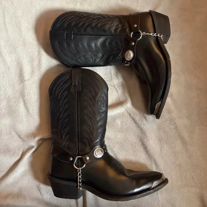 [BUNJANG] Laredo Concho Harness Western Boots (Model 6170) / 라레도 콘초 하네스 웨스턴 부츠 (Laredo) 280