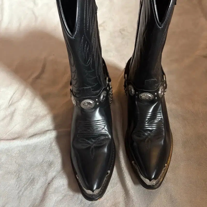 [BUNJANG] Laredo Concho Harness Western Boots (Model 6170) / 라레도 콘초 하네스 웨스턴 부츠 (Laredo) 280