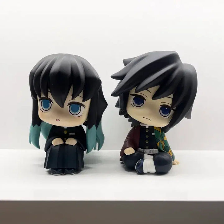 [BUNJANG] Demon Slayer Muichiro &amp; Giyu Look Up Figure Bundle Set / 일괄) 귀멸의 칼날 무이치로 기유 룩업 피규어