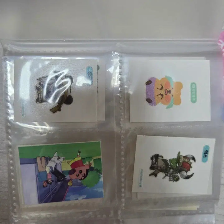 [BUNJANG] Sanrio, Chiikawa, Pokemon, and More Character Sticker Bundle / 띠부씰 일괄
