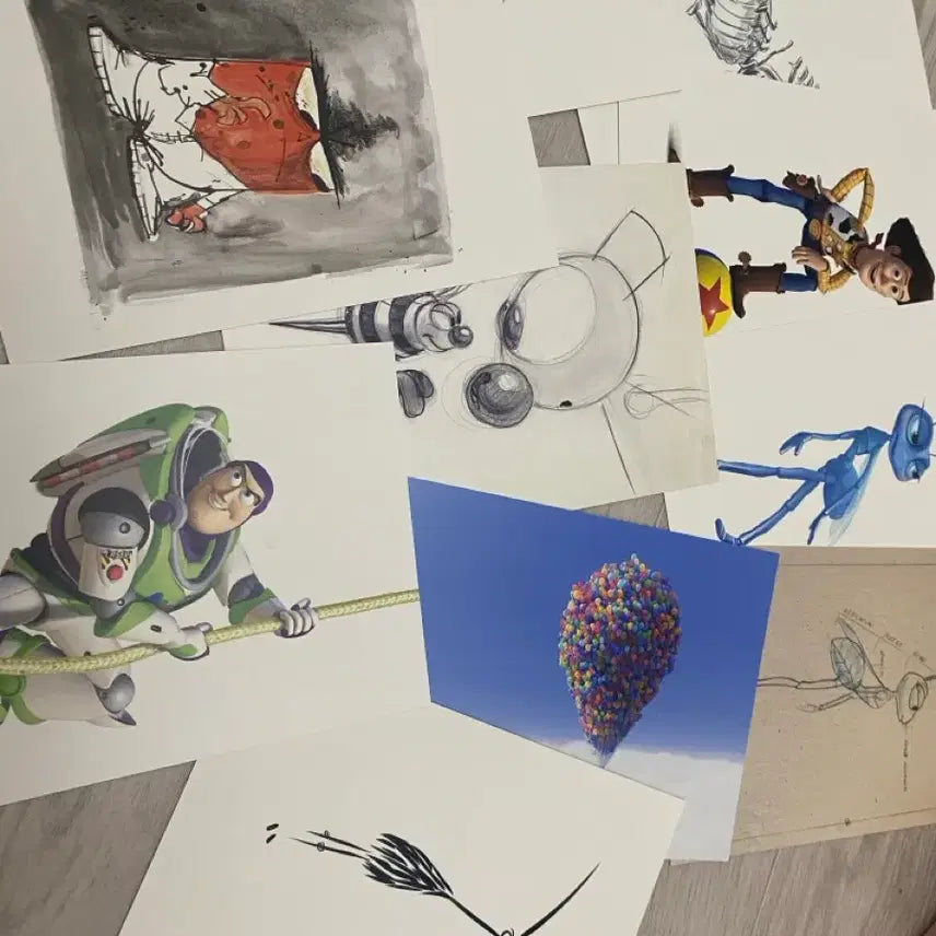 [BUNJANG] Pixar 30th Anniversary Exhibition Postcard / 픽사 30주년 전시 엽서 판매합니다