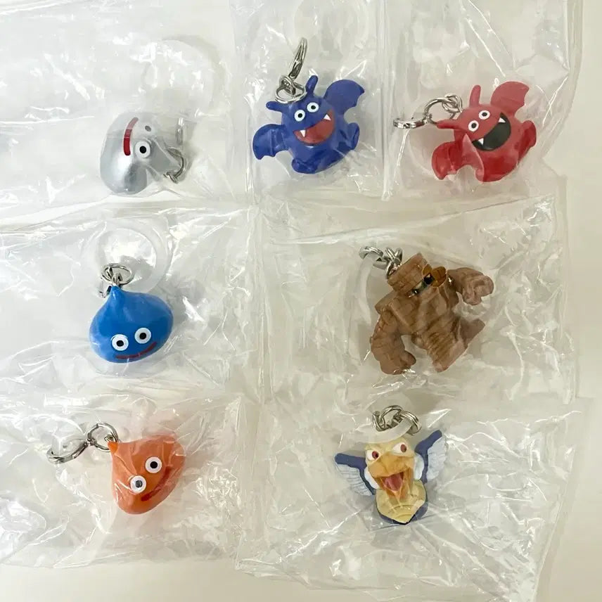 [BUNJANG] Dragon Quest Metal Charm Gacha Set of 7 / (7종세트) 드래곤퀘스트 메지루시 가챠 7종
