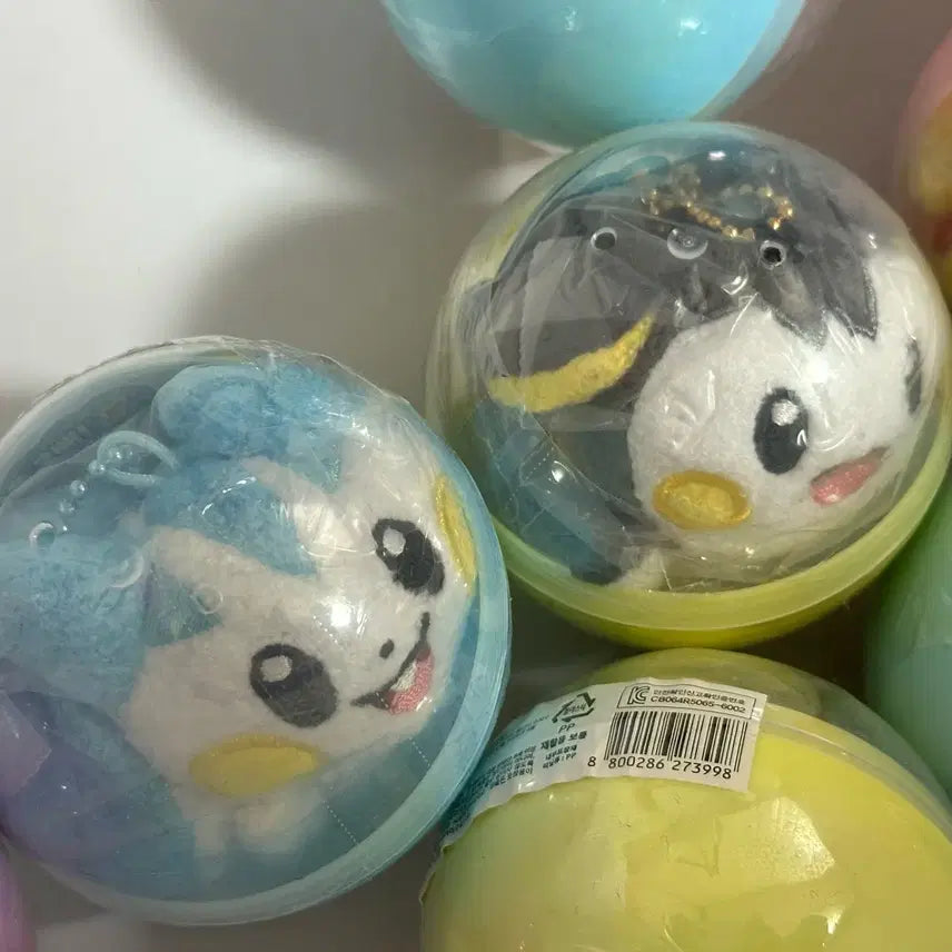 [SOLD OUT] 포켓몬스터 찰싹 마스코트 파치리스+에몽가 키링 인형 일괄