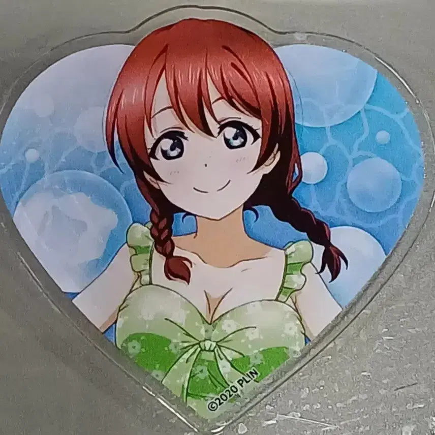 [BUNJANG] Love Live! Emma Verde Heart Acrylic Badge / 러브라이브 엠마 베르데 하트 아크릴 뱃지