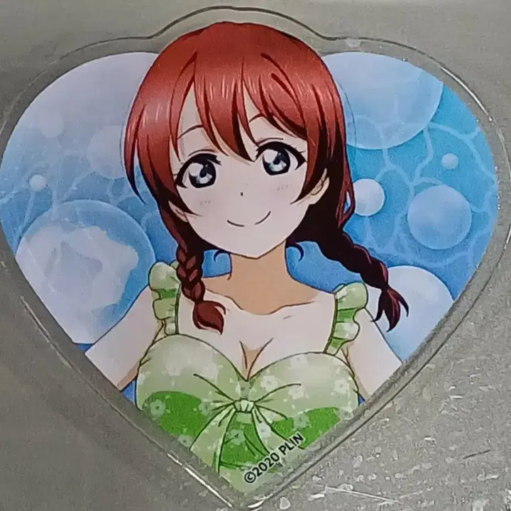 [BUNJANG] Love Live! Emma Verde Heart Acrylic Badge / 러브라이브 엠마 베르데 하트 아크릴 뱃지