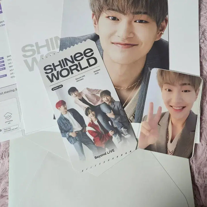 [BUNJANG] SHINee Onew Special AR Ticket Set Photocard Postcard / 샤이니 온유 스페셜 AR 티켓 세트