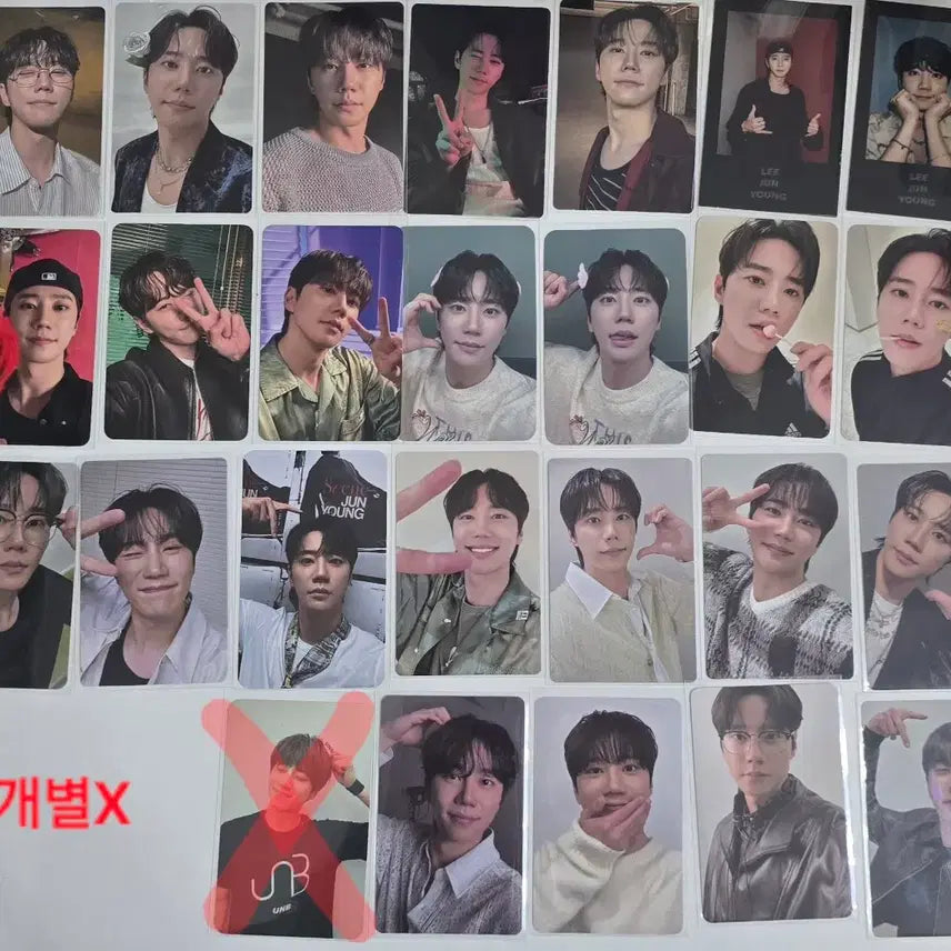 [BUNJANG] Lee Junyoung Fanmeeting Overseas Broadcast Adidas POB Bundle Set Photocard / 이준영포카 일괄판매 팬미팅 해외 공방 유앤비 금성제 아디다스 미공포 팬싸