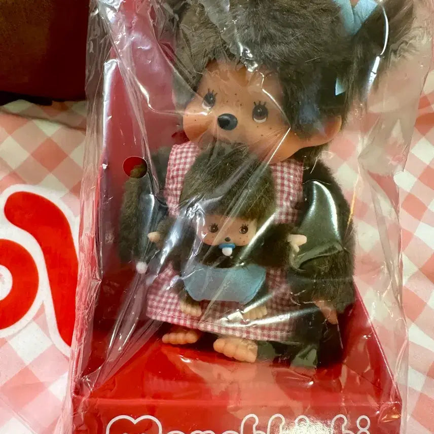 [BUNJANG] European Mom and Baby Monchhichi Set / 유럽판 엄마와 아기 몬치치
