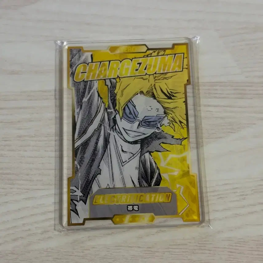 [BUNJANG] My Hero Academia Kaminari Pikachu Status Card (Series 2) Sealed / 히로아카 나히아 나의히어로아카데미아 스테이터스 2탄 카미나리 미개봉