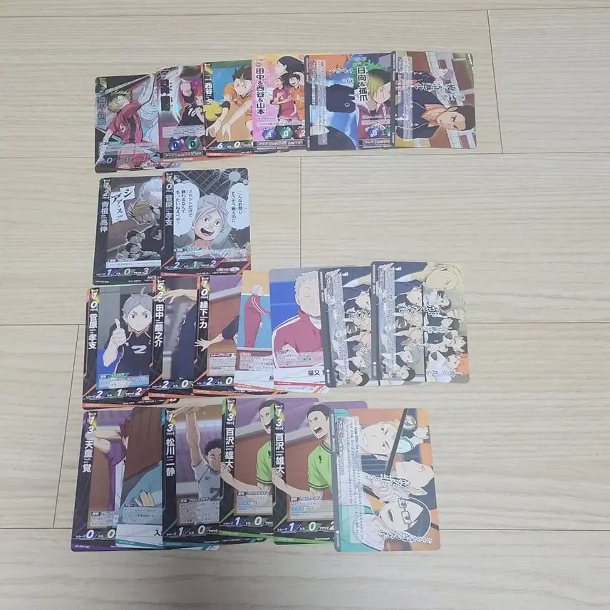 [BUNJANG] Haikyuu!! Karasuno High School Voca Card Bundle Set / 하이큐 바보카 일괄