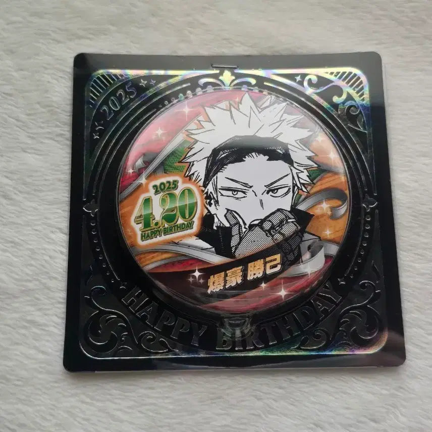 [BUNJANG] My Hero Academia Bakugo 2025 Birthday Can Badge (Sealed) / 나의히어로아카데미아 바쿠고 2025 생일 캔뱃지 미개봉