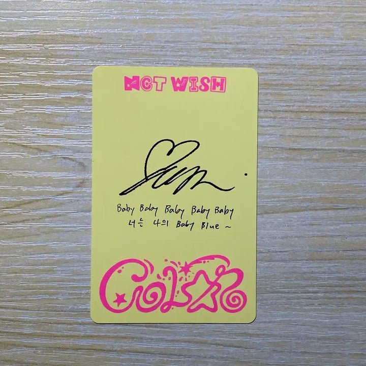 [BUNJANG] NCT WISH Popping Yushi Photocard / 엔시티위시 팝팝 유우시 포카 양도