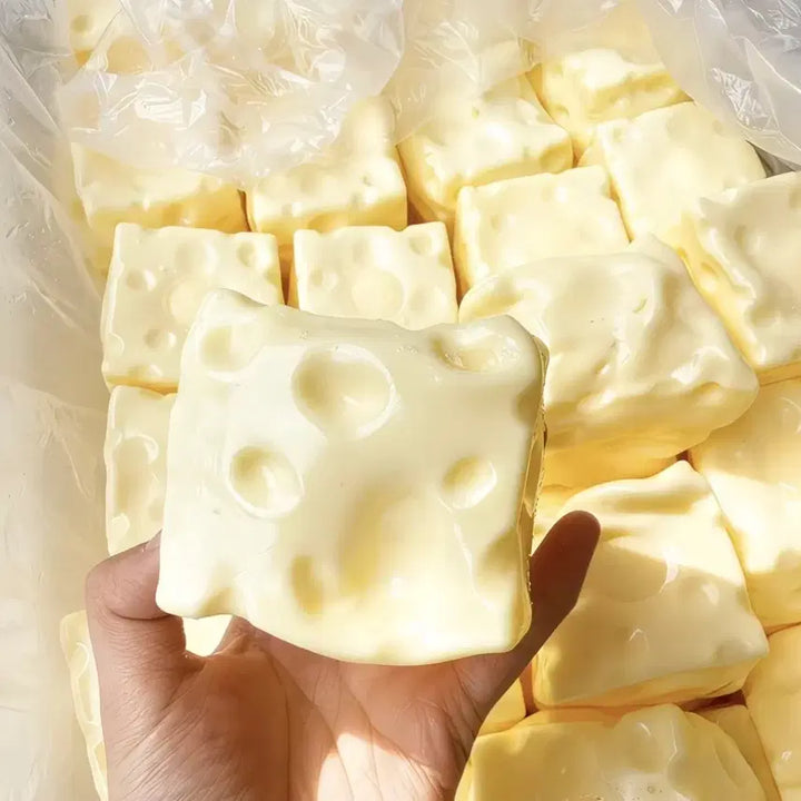 [BUNJANG] Slime Cloud Cheese Slime / 비누 슬랑이 슬라임 말랑이 비누말랑이 공구 치즈 슬랑이
