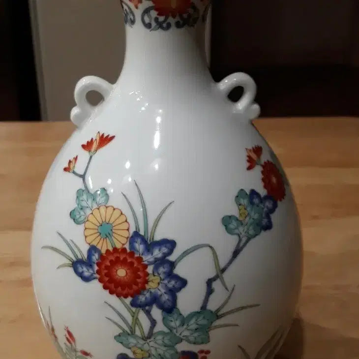 [BUNJANG] Hyangransa Ceramic Vase with Floral Pattern / 향란사 도자기 꽃무늬  화병