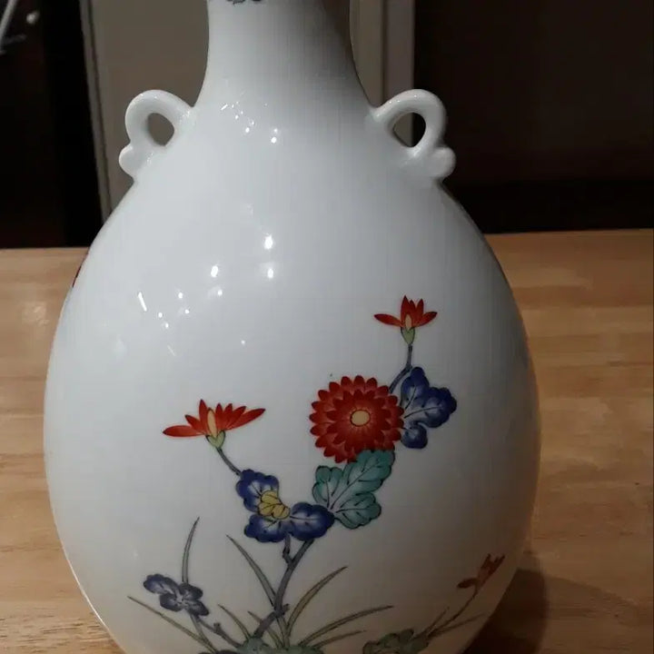 [BUNJANG] Hyangransa Ceramic Vase with Floral Pattern / 향란사 도자기 꽃무늬  화병