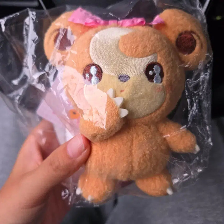 [BUNJANG] Pokemon Center Teddiursa Mascot Keychain Holder / 포켓몬센터 깜지곰 마스코트 키링 키홀더
