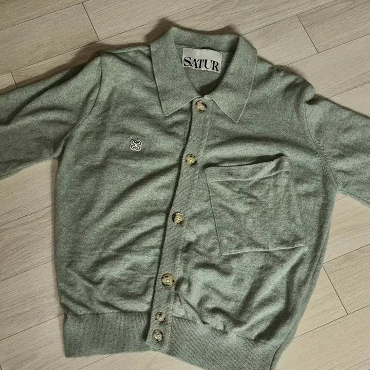 [BUNJANG] Setter Collar Knit Cardigan / 세터 카라 니트 가디건