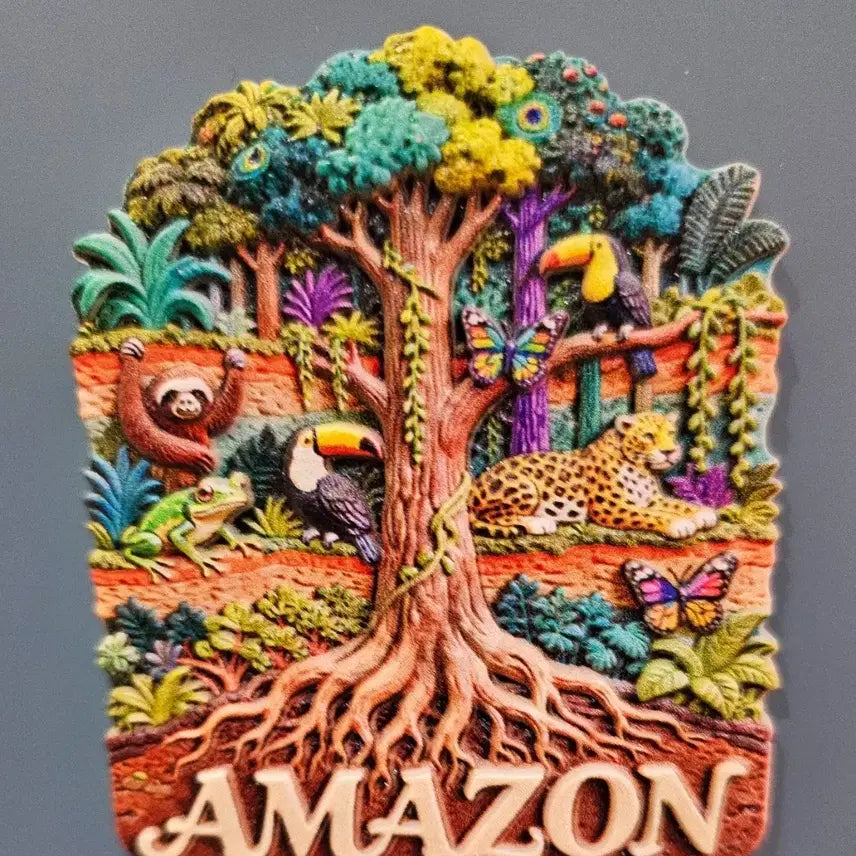 [BUNJANG] Amazon Rainforest Fridge Magnet Set / 아마존 열대우림 마그넷 장식품 냉장고마그넷  냉장고자석  세계여행마그넷