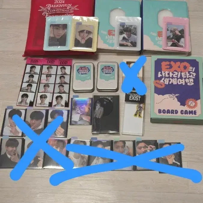 [BUNJANG] EXO Bundle Set - Includes Baekhyun 2024 Christmas Fanmeeting Goods / 엑소 굿즈 일괄 양도합니다 ~~
