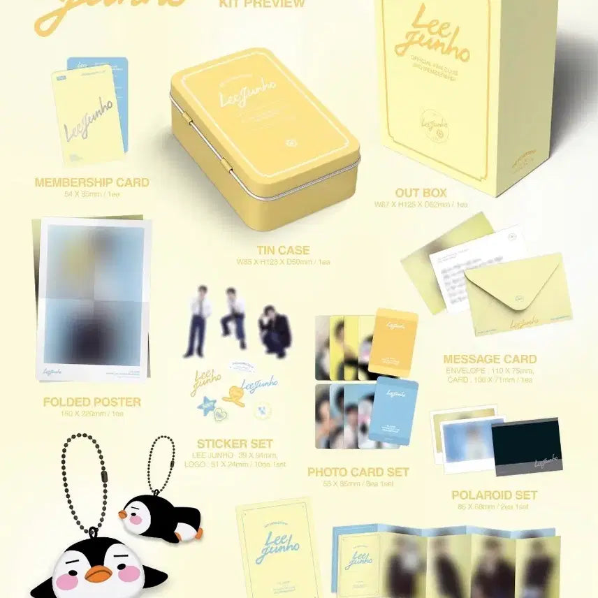 [BUNJANG] Lee Junho 2nd Fanclub Membership Kit (Sealed) / 미개봉)이준호 팬클럽 2기 멤버십 키트