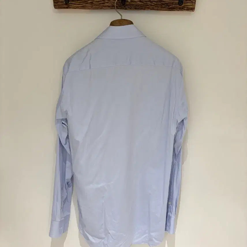 [SOLD OUT] 밴브루 파스텔 블루 와이드카라 드레스셔츠