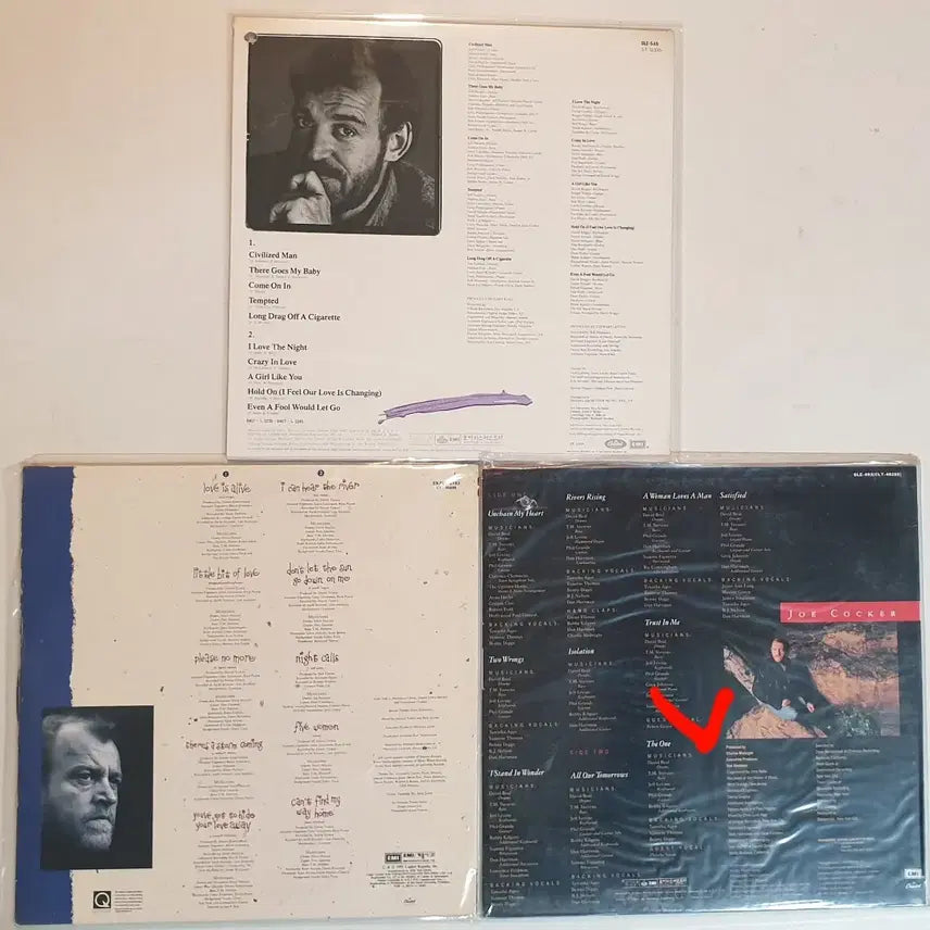 [BUNJANG] Joe Cocker 3 LP Bundle Set / 조 카커 LP 3장