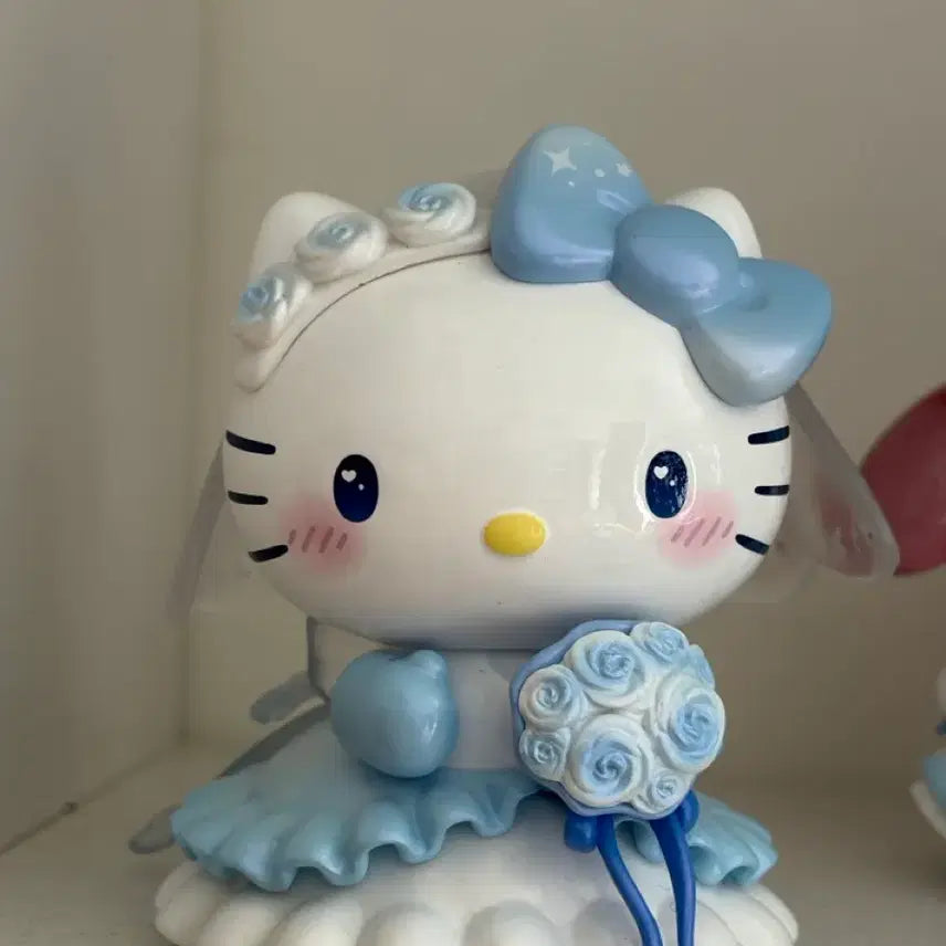 [BUNJANG] Sanrio Hello Kitty Romantic Wedding Figure Keyring / 산리오 탑토이 헬로키티 로맨틱 웨딩 피규어 키링 미니소