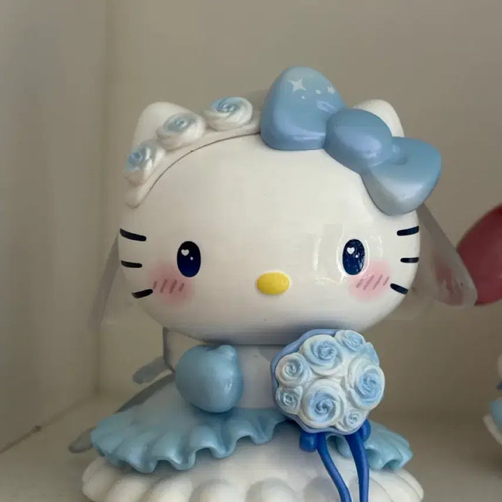 [BUNJANG] Sanrio Hello Kitty Romantic Wedding Figure Keyring / 산리오 탑토이 헬로키티 로맨틱 웨딩 피규어 키링 미니소