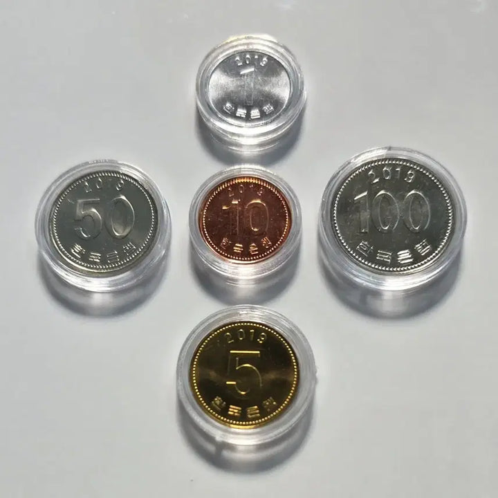 [BUNJANG] 2019 Korean Coin Set (1, 5, 10, 50, 100 Won) / (예약)2019년 한국 동전 1원 5원 10원 50원 100원