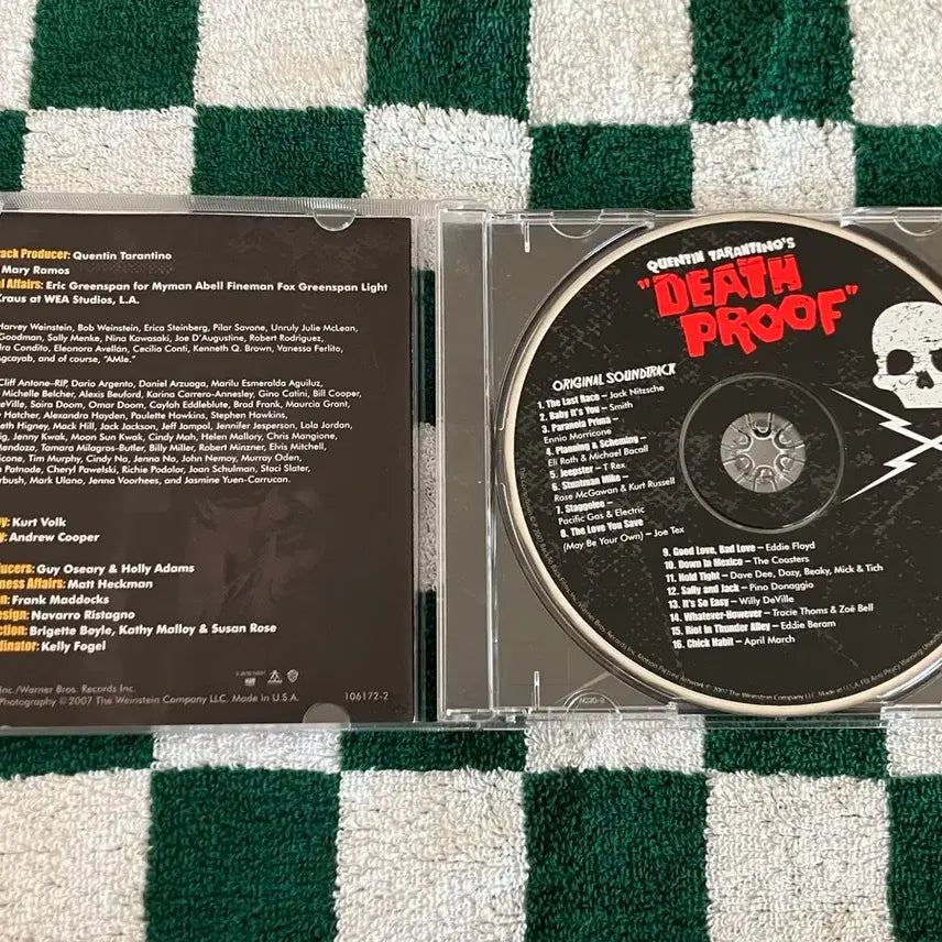 [BUNJANG] Quentin Tarantino Death Proof Original Motion Picture Soundtrack CD / 쿠엔틴타란티노 영화 데쓰프루프 OST 영화음악 CD